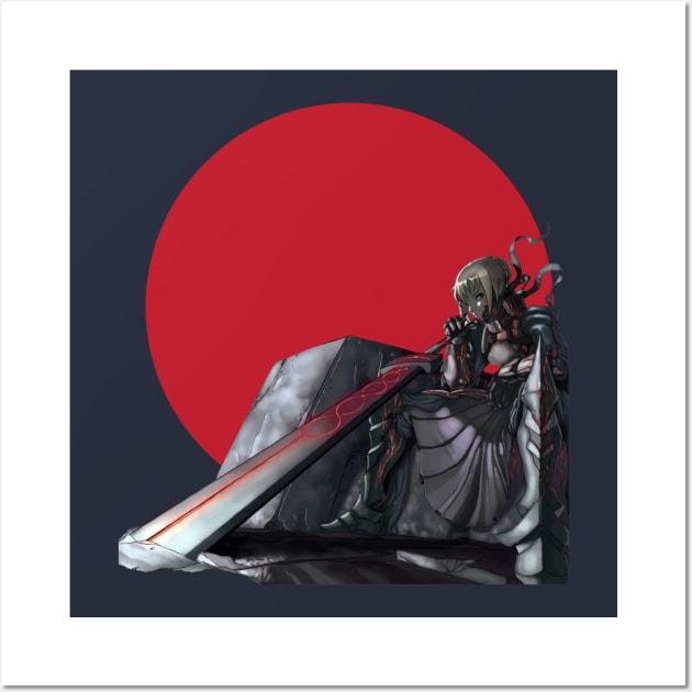 Dark Saber Wall Art by Hi Monday